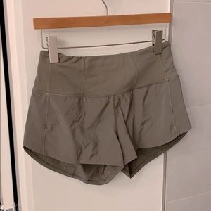 Lululemon high-rise Speed shorts